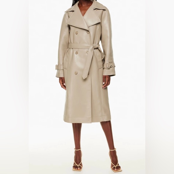 Women Trench Coat from Aritzia(BABATON), Fluent Taupe, Large size - Picture 2 of 6